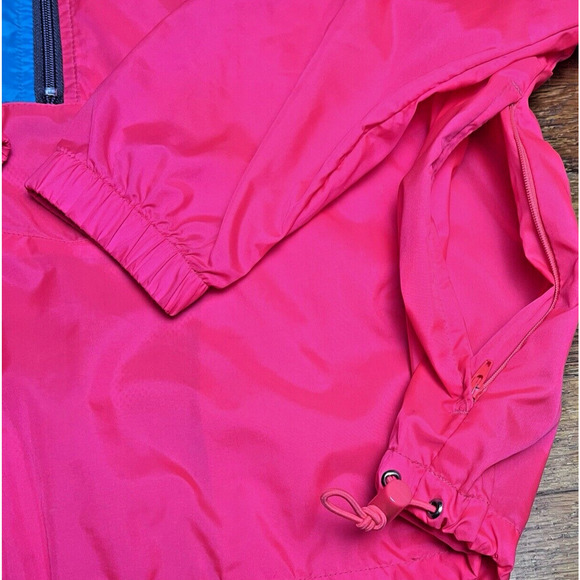Vintage Nike Windbreaker Jacket 90s Pockets Jogging Pink 1/2 Zip Mens Medium - Picture 16 of 16